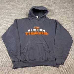 Vintage Auburn Tigers Hoodie Men's L  Gameday Apparel Faded Y2K Streetwear